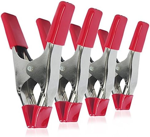 JF Champion 6" inch Clamp Large Heavy Duty Spring Metal (4 Pack)