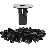 MOTOALL Nylon Hood Bumper Fender Liner Front Spoiler Trim Panel Shield Retainer Fastener M5.5#12 Screw Grommet Rivet Clips fo