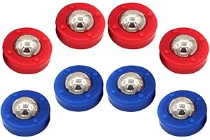 Balacoo 8pcs Table Shuffleboard Curling Game Rebound Game Charades Games Table Tabletop Games Balls Steel