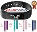Trendy Pro Fitness Tracker with 2 Bands for Android and iOS - Black and Color Band (Turquoise)