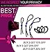 7 Pack Penis Ring Set - 4 Cock Rings w. Clit Stimulating Ball & 3 Adjustable Penis Loops - Erection Enhancing Male Sex Toy