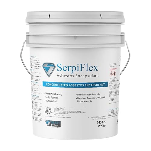 Fiberlock SerpiFlex Concentrated Asbestos Encapsulant, 5 Gallons