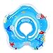 Pampel Floating Swim Ring PVC Inflatable Baby Shoulder Strap Swimming Ring,Blue,Medium