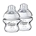 Tommee Tippee Closer to Nature Newborn Baby Bottle Starter Set, Includes Breast-Like Nipple Bottles, Sippy Transition Cup, and Bottle & Nipple Cleaning Brush