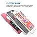 ULAK iPhone 6 Case, [Slim Fit] Sugar Candy [Anti-Slip] Drop Protection with Shock Absorbent [Hybrid PC & Silicone Case] Cover for Apple iPhone 6s / 6 - [Pink/Grey]