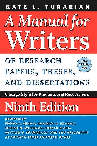 Manual F/Writers Of Research Papers...