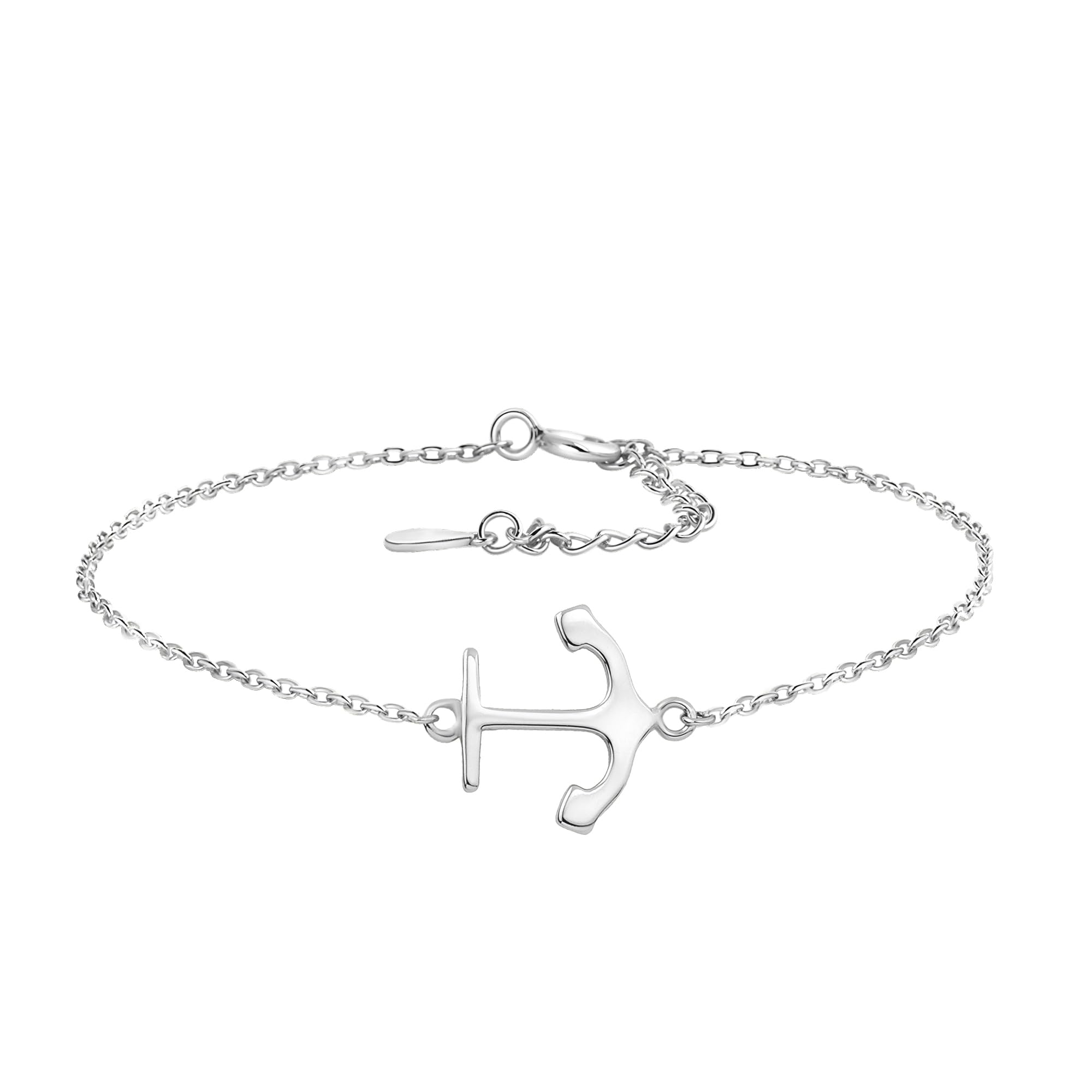 Sofia Milani - Women's Bracelet 925 Silver - Anchor Pendant - 30229