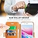 iPhone 6S Plus Case, iPhone 6 Plus Case, SHIELDON iPhone 6S Plus Genuine Leather Case Folio Wallet Case [Kickstand] [Card Slots] [Magnetic Closure] Flip Book Cover Case Compatible iPhone 6 Plus, Brown