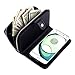 TabPow Moto Z Play Droid Case, Weave Zipper Cash Slot, Card Slots, Button Snap, Flip PU Leather Wallet Case Cover With Detachable Magnetic Hard Case For Motorola Moto Z Play Droi - Weave Black
