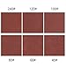 60pcs Triangular Oscillating Sanding Pads 3-1/8 Inch Assorted 40/60/80/100/120/240 Grits Oscillating Multi Tool Sanding Pad for Wood Sanding