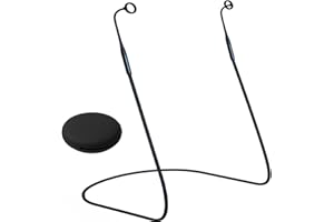 COSPARX Earplug Lanyard, Magnetic Connector Cord Compatible with Loop Earplugs Quiet/Engage/Experience, Storing Case Included, Magnetic Tug-Resistant Safety Lanyard Accessories with (Black 1-Pack, One Size)