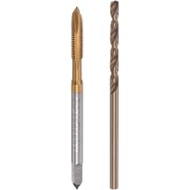 Taraud M4 X 0.7 H2 Point Spirale 100 Mm – Acier Rapide Revêtu Titane - 4