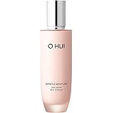 O HUI Miracle Moisture Skin Softener | Milk Lotion Texture | Moisturizes & Softens | Helps Strengthen Skin Barrier | Daily Toner | Ceramide, Glycerin, Panthenol | Glass Skin | All Skin Types | K-Beauty