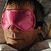 Sleep More (Large-XL) Sleeping Mask for Men or Women, with Free “ONE BAG”. A PINK Satin Natural Rest Aid for Sleep Disorders & Insomnia