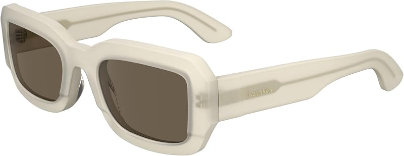 Unisex Adult Sunglasses CK24511S - Chalk with Solid Brown Lens — photo 2 sur 8