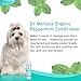 Dr. Mercola Organic Peppermint Dog Conditioner - 1 Bottle (8 oz) - Organic Dog Conditioner Promotes Healthy Hair & Skin - w/Peppermint, Aloe Vera, Shea Butter, Neem, and More - Helps Reduce Dog Odors