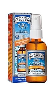 Sovereign Silver Bioactive Silver Hydrosol 10 PPM Fine Mist Spray, 2 Ounce