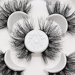 Veleasha Lashes D Curl False Eyelashes, 3D Faux