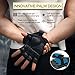 ATERCEL Workout Gloves for Men and Women, Exercise Gloves for Weight Lifting, Cycling, Gym, Training, Breathable and Snug fit