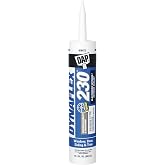12 Pack Dap 18300 DYNAFLEX 230 Premium Indoor/Outdoor Sealant - White 10.1-oz Cartridge (18275)