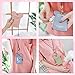 Neck Pouch, CHARMINER Card Holder Wallet, Neck Bag Travel Documents Purse, Cute Animal Shape for Women red