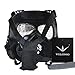 VILONG Airsoft Full Mask with Dual Filter Fans,Skull Face Guard for Dust CS Edition Outdoor Sport Tactical Paintball