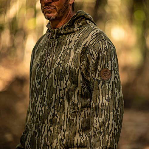 Mossy Oak Men's Vintage Camo Hunt Hoodie, Greenleaf, Large | Pricepulse