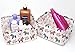ECOHIP Set of 4 Fabric Storage Units, Storage Baskets, Storage Bins, Desk Organizer