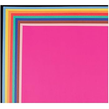 School Smart Railroad Board, 6-Ply, 22 x 28 Inches, Assorted Colors, 25 Boards