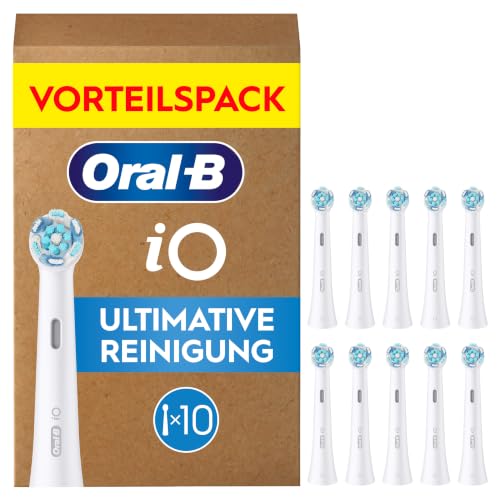 Oral-B iO Series Ultimate Clean Electric Toothbrush Heads, 10 Count, White