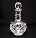 Russian Cut Crystal Vodka Decanter Carafe, 12 oz, Vintage USSR
