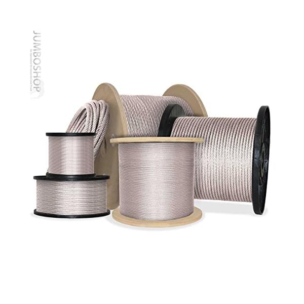 90m Drahtseil 2mm 1x19 verzinkt Stahlseil Forstseil Windenseil DIN Seil Draht Stahl – Bild 8