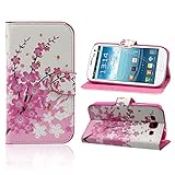 Fullkang Flower Flip Leather Case Cover for Samsung Galaxy S3 III i9300