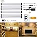 S&G Dimmable LED Under Cabinet Light Ultra Thin Under Counter Lighting 6pcs Puck Lights for Closet, 24W 1800 Lumens with UL-Listed Power Adapter