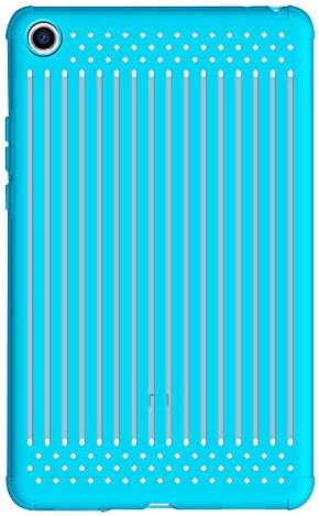 Vococal A Ultra-Thin Tablet Soft TPU Protective Case Shell Skin Cover Protector Compatible with Xiaomi Xiao Mi Pad MiPad 4 2018 8 Inch Blue