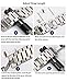 Berfine 22mm Quick Release Watch Strap,Premium Solid Stainless Steel Watch Band Replacement,Silver-Gold