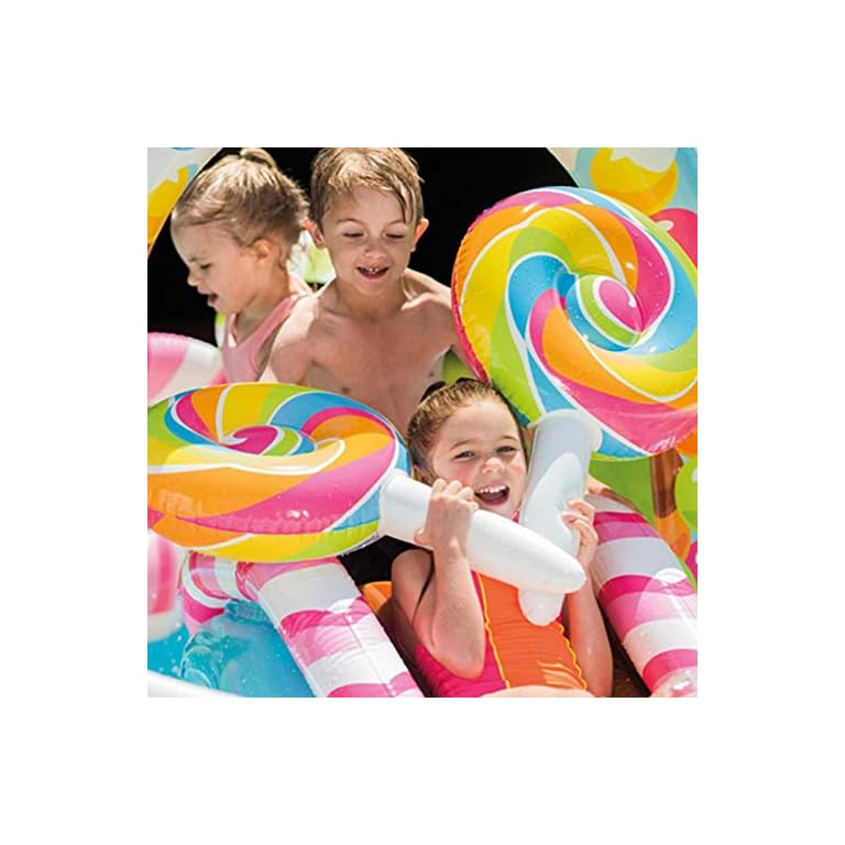 Centro De Juegos Inflable En El Océano, Piscina Inflable Con Tobogán De