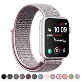 SYRE Compatible with Apple Watch Band Series 4/3/2/1 38mm 40mm 42mm 44mm, Lightweight Breathable Nylon Sport Band Replacement iWatch Series 4, Series 3, Series 2, Series1