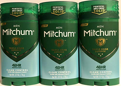 image for Mitchum Antiperspirant & Deodorant For Men - Invisible Solid - Clean C