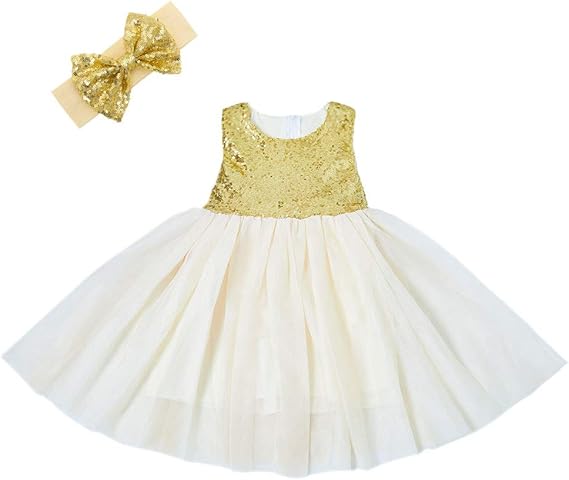 robe doree enfant