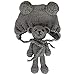 Jastore Infant Newborn Photography Prop Photo Crochet Boys Girls Knit Toy Bear Hats (Grey)