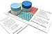 Clear 8 oz Plastic Jars with Black Lids (6 pk) with Mini Jar - PET Round Refillable Containers