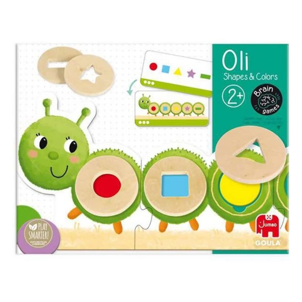 Goula - Oli Shapes & Color Mental Skill Educational Toy for Learning Shapes and Colors for Kids Ages 2 and Up