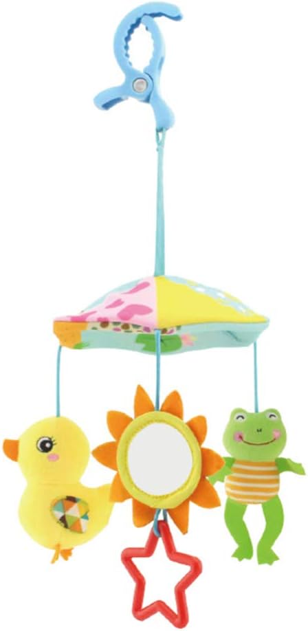 Amazon Com Alician Baby Toys Mobile Stroller Plush Dolls Toy Bed Wind Rattles Baby Crib Bed Hanging Bells Toys For Newbrons Duck Frog Office Products