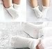 EPEIUS Infants and Toddlers Baby-Girls Non Slip Ruffle Frilly Ankle Socks Pointelle Grip Socks (Pack of 6) 6-18 Months,Natural White