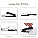 Stapler, Ezire 6 Staplers with 12000 Staples,20 Sheets Capacity, Black (Black-6pack)
