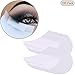 Hisight1 packets of 50 pair White Color Disposable Non-woven EYE PADS Eye Lip Patch Pad Sticker Tapes False Eyelash Eyelash Tinting & Lash Extension Makeup Tool Lip Powder Holder (100pcs)