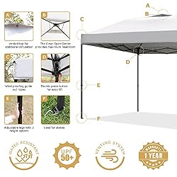Leader Accessories Pop-Up Canopy Tent 