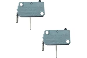 LONYE WD21X10224 Dishwasher Door Interlock Switch Replacement for GE Hotpoint Dishwasher MQS-216 1168295 AP3872949 PS1021382(Normally Open)(Pack of 2)