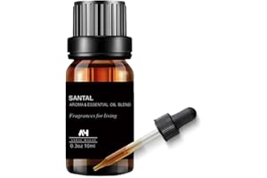 ANTAL HAYAT Santal Diffuser Oil 10ml - Home Luxury Scents Refill - Inspired by Santal Perfume - Sandalwood, Leather & Cedar - Make Your House Smell Good - Aromatherapy Diffuser Oil - Hotel Scents for Diffuser